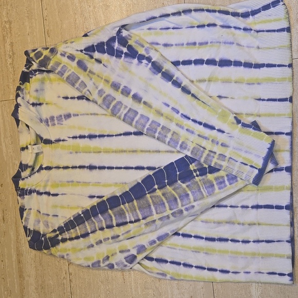 lululemon athletica Sweaters - Lululemon Athletica Tie-Dye Purple/Yellow-Green Lightweight Sweater